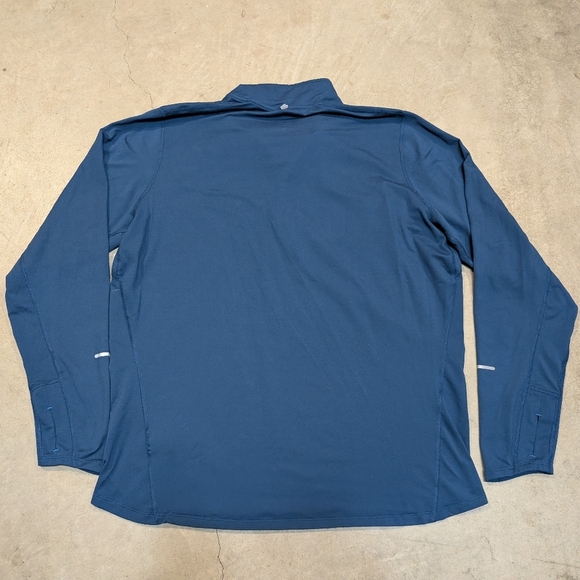 Nike Running Element Men's XL Blue Quarter-Zip Pullover - Picture 4 of 7